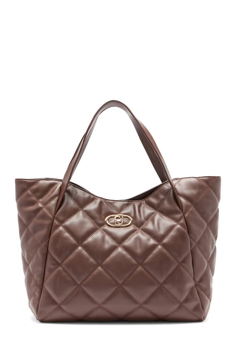 Liu Jo Geanta shopper matlasata - Maro/Bej
