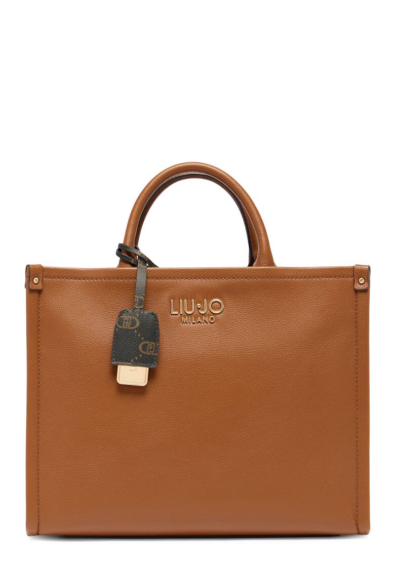 Liu Jo Geanta tote de piele ecologica cu bareta detasabila - Maro cognac