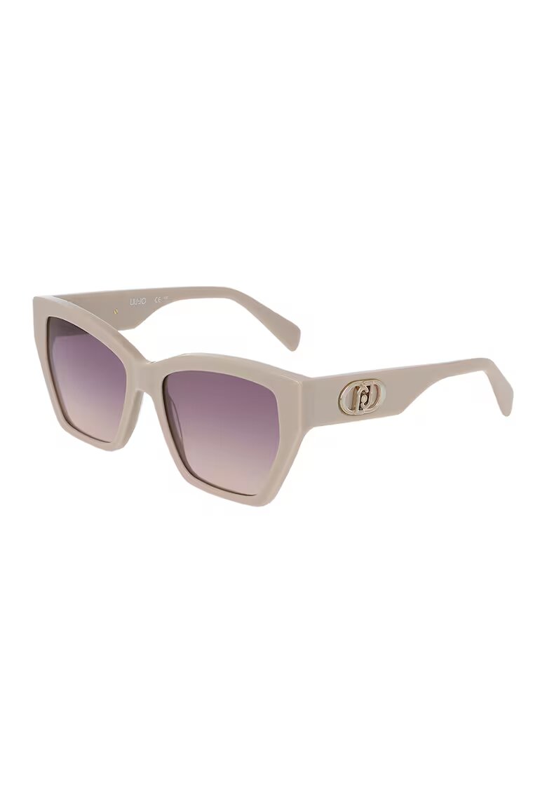 Liu Jo Ochelari de soare butterfly - Auriu/Bej deschis