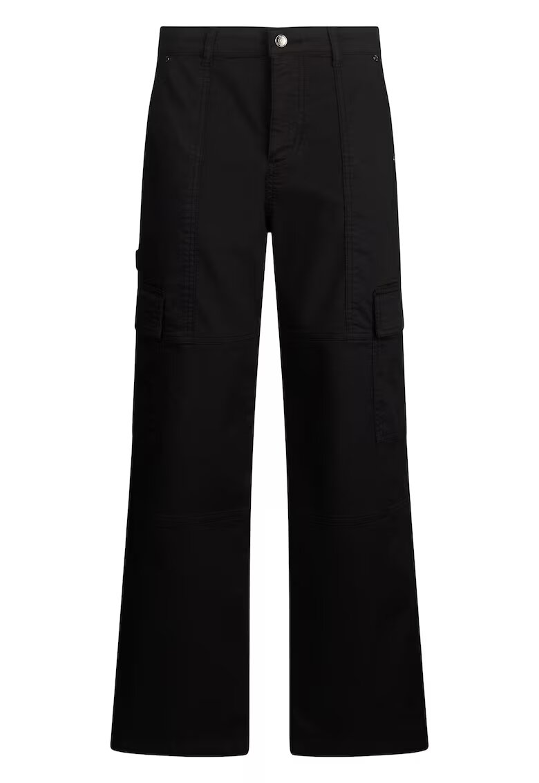 Liu Jo Pantaloni cargo cu croiala ampla - Negru