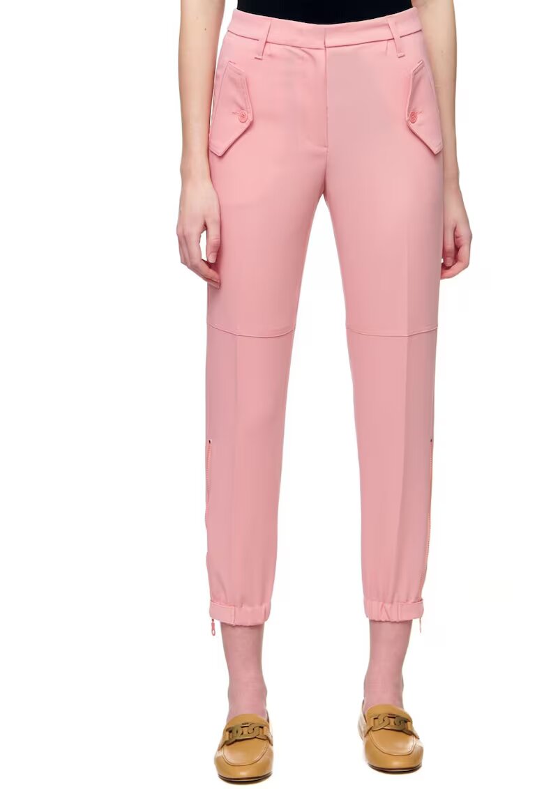 Liu Jo Pantaloni crop cu talie medie -