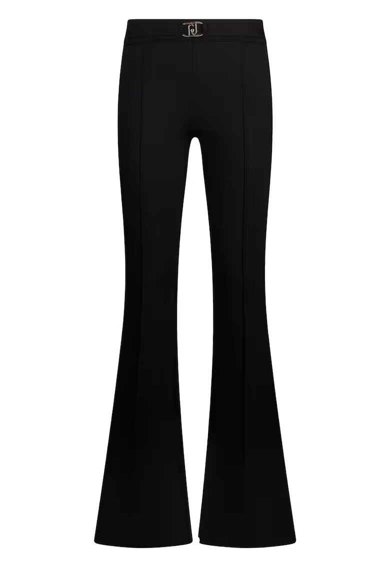 Liu Jo Pantaloni cu croiala kick-flared - Negru