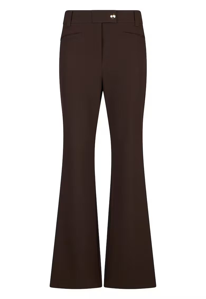 Liu Jo Pantaloni evazati cu talie inalta - Maro