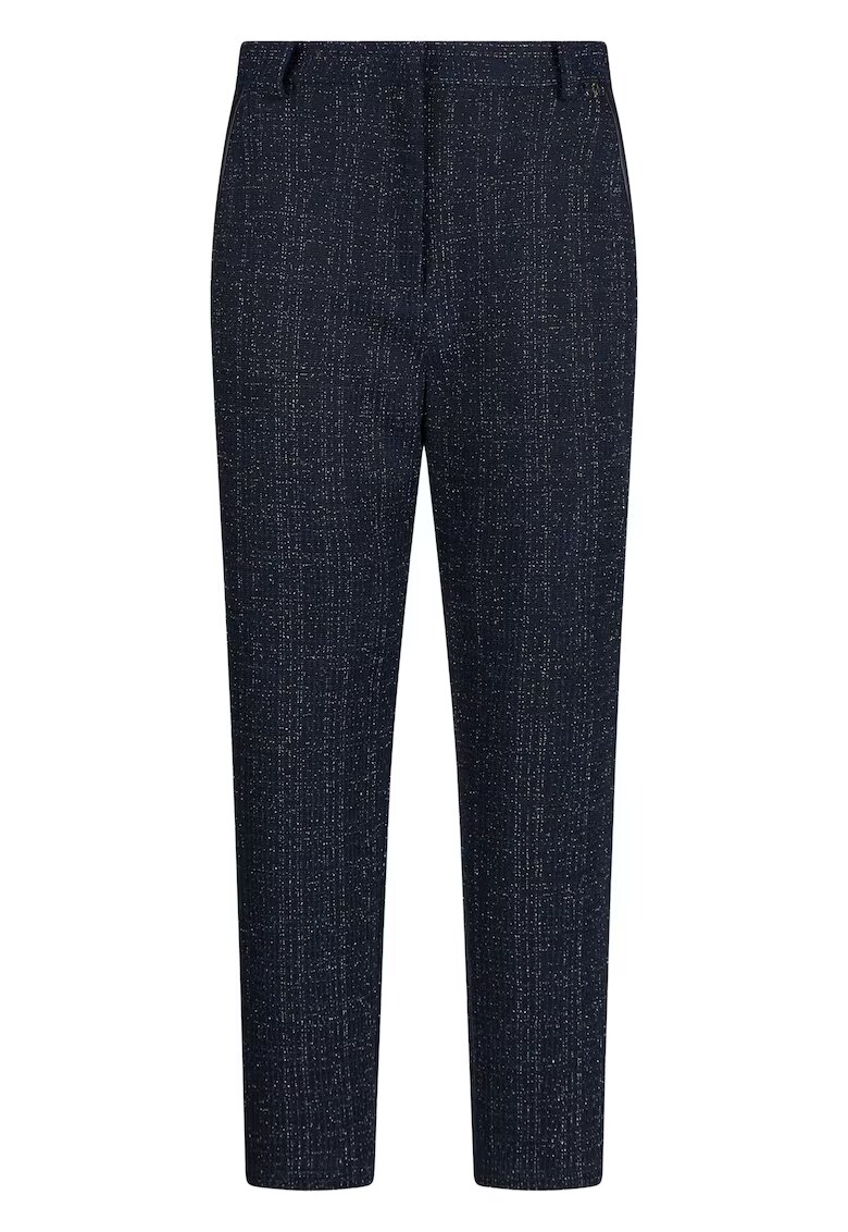 Liu Jo Pantaloni regular fit cu talie medie - Albastru inchis