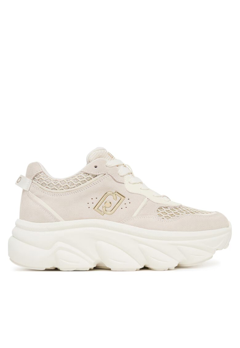 Liu Jo Pantofi sport dama Steffy - piele naturala - bej