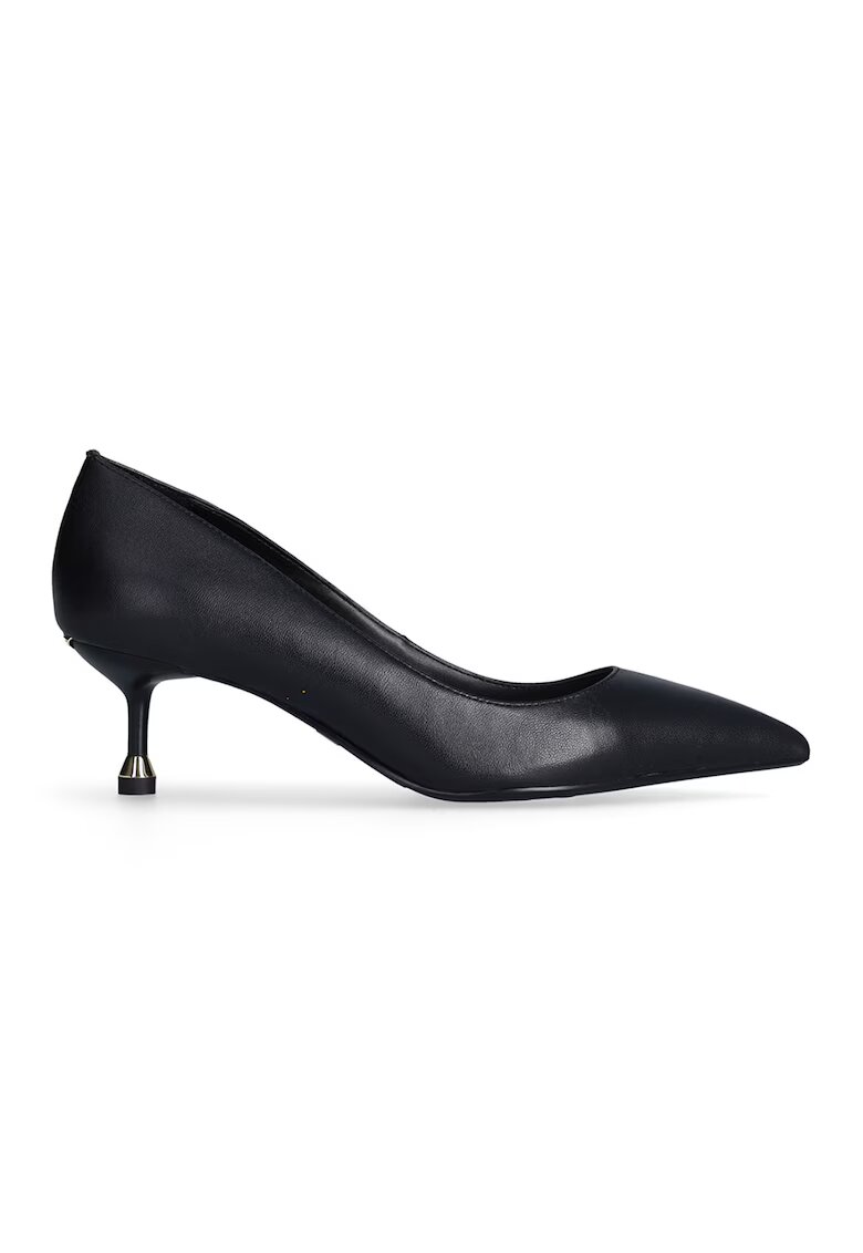 Liu Jo Pantofi uni de piele cu varf ascutit - Negru