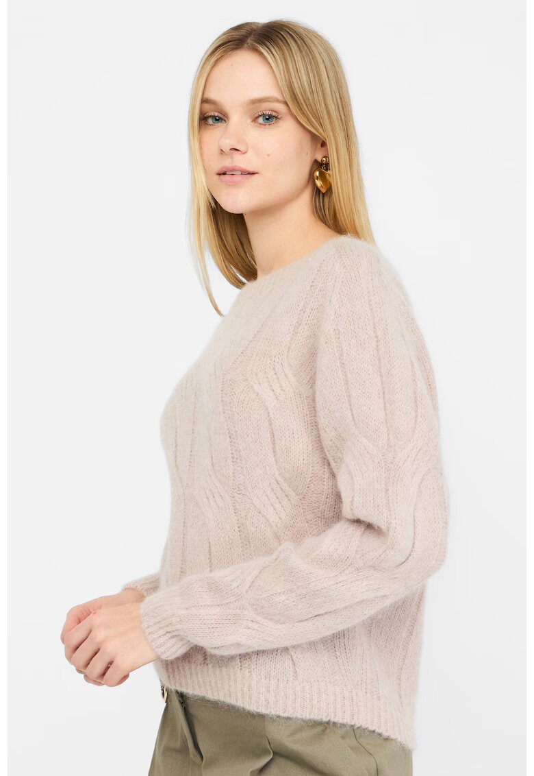 Liu Jo Pulover din amestec de lana alpaca - Roz deschis