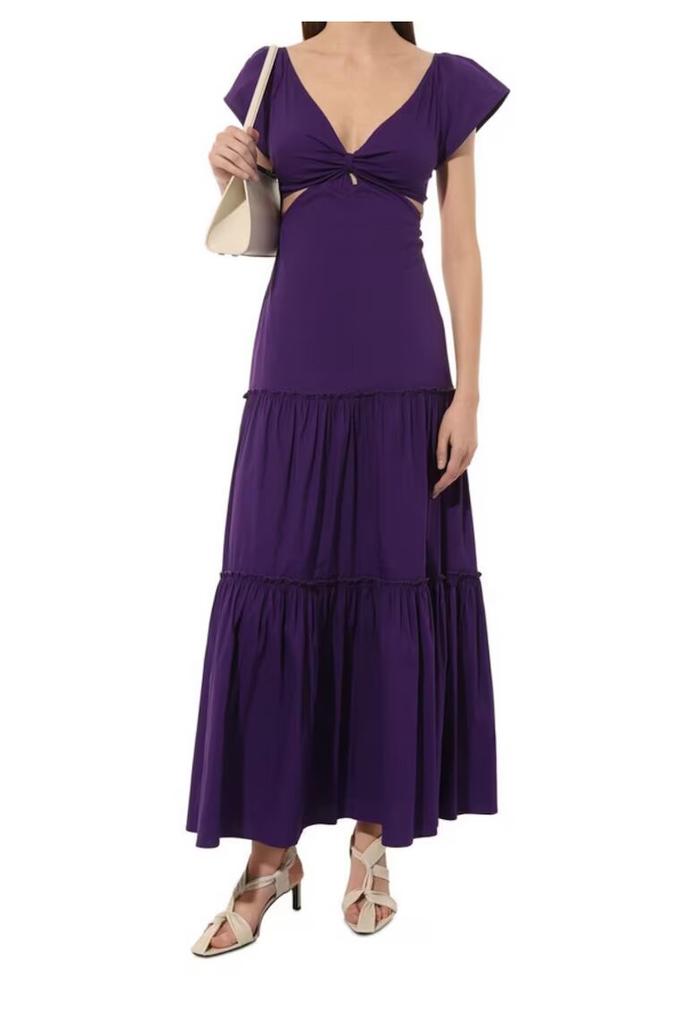Liu Jo Rochie cocktail pentru femei - mov - maxi -