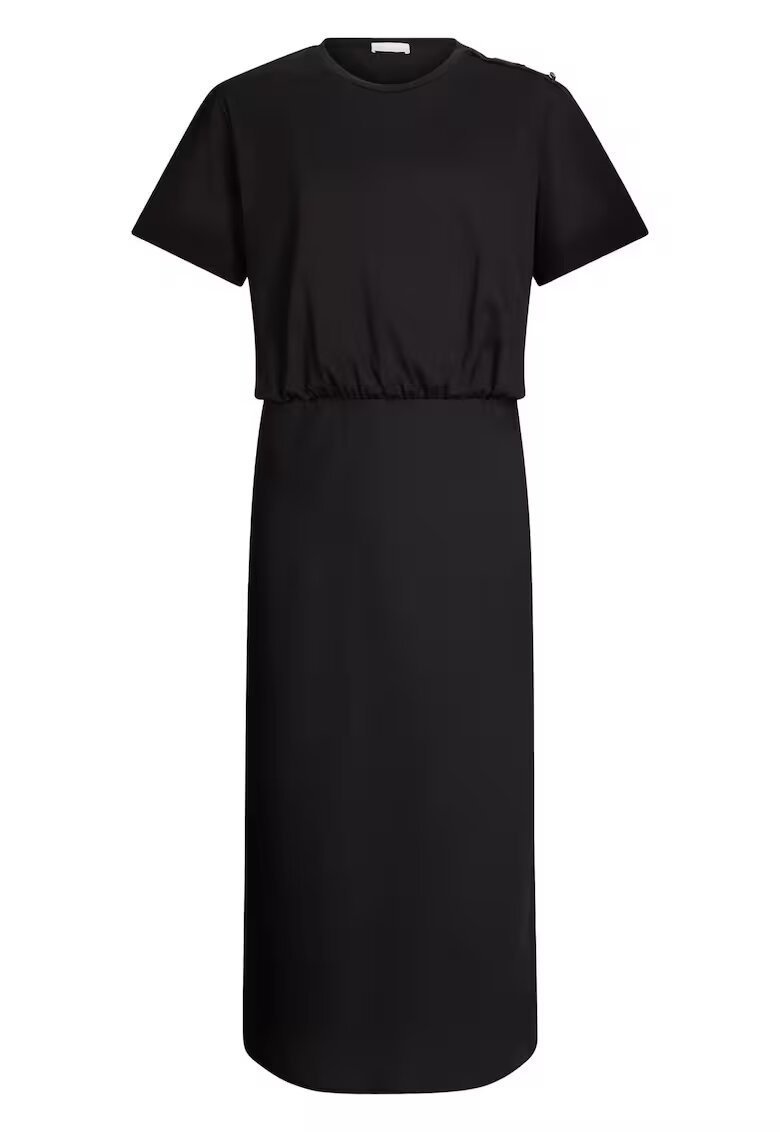 Liu Jo Rochie midi cu maneci scurte - Negru