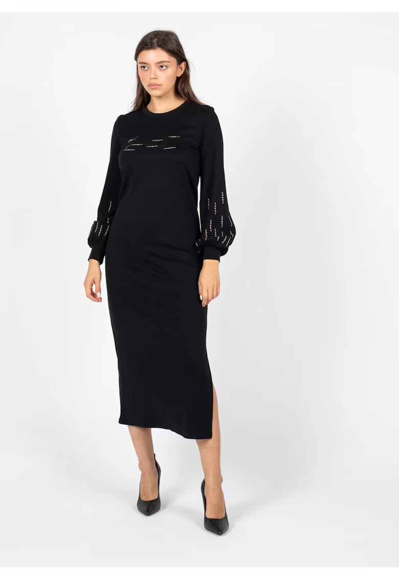 Liu Jo Rochie midi cu slit lateral -