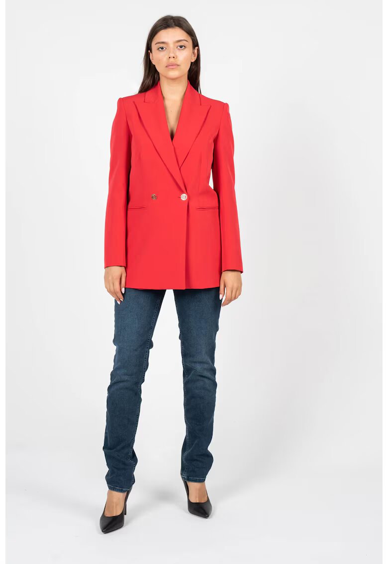 Liu Jo Sacou slim fit cu revere ascutite