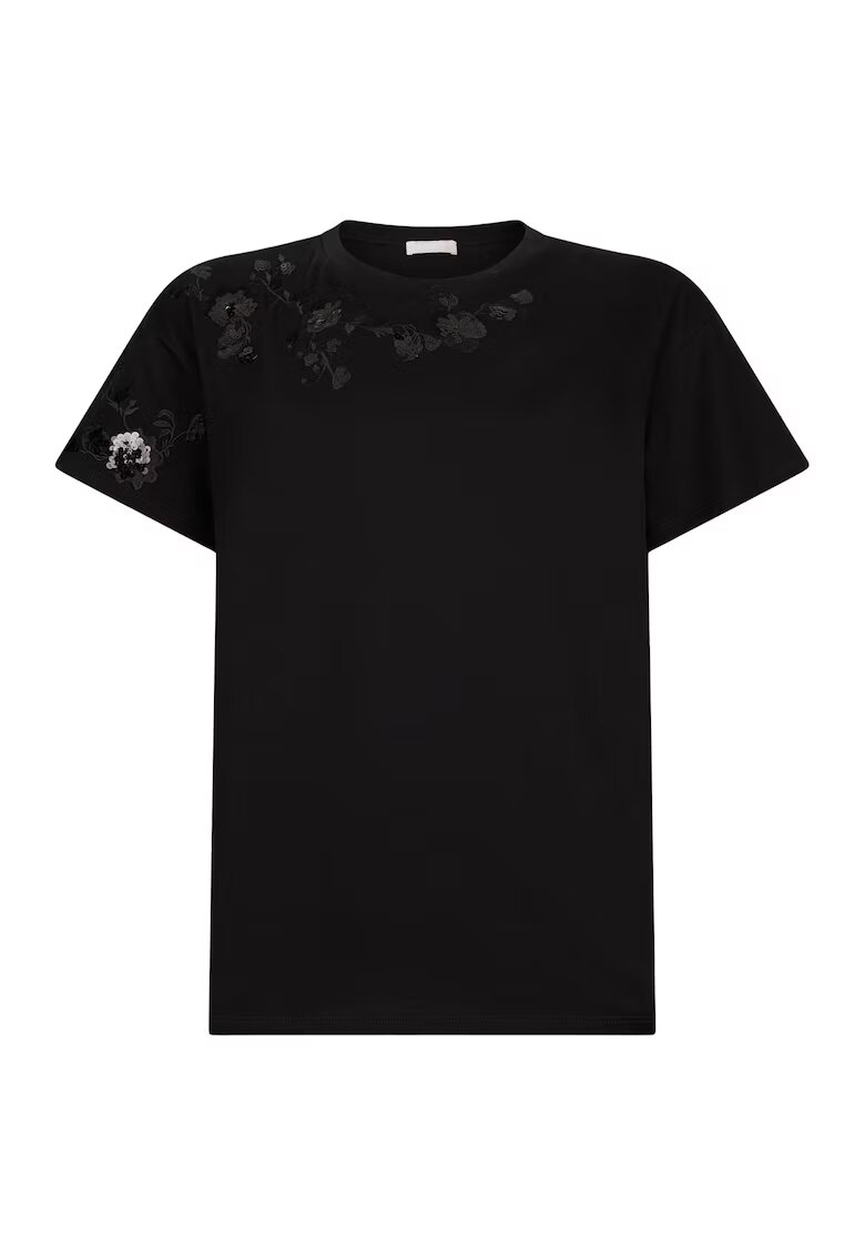 Liu Jo Tricou brodat cu paiete - Negru