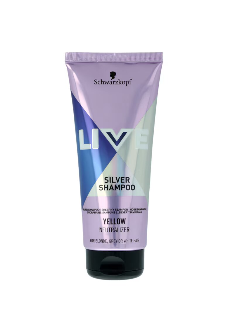 Live Sampon Schwartzkopf Silver pentru neutralizarea tonurilor de galben - 200 ml