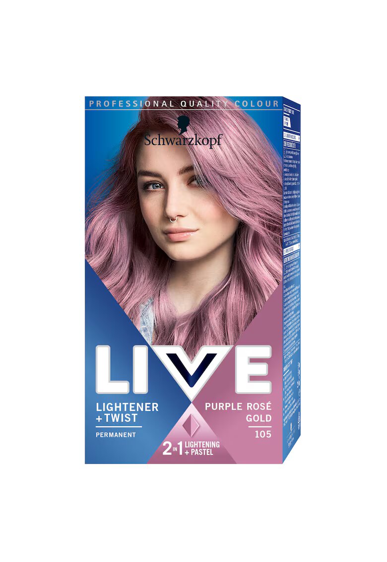 Live Vopsea de par permanenta 105 Purple - Cool - Purple Rose Gold