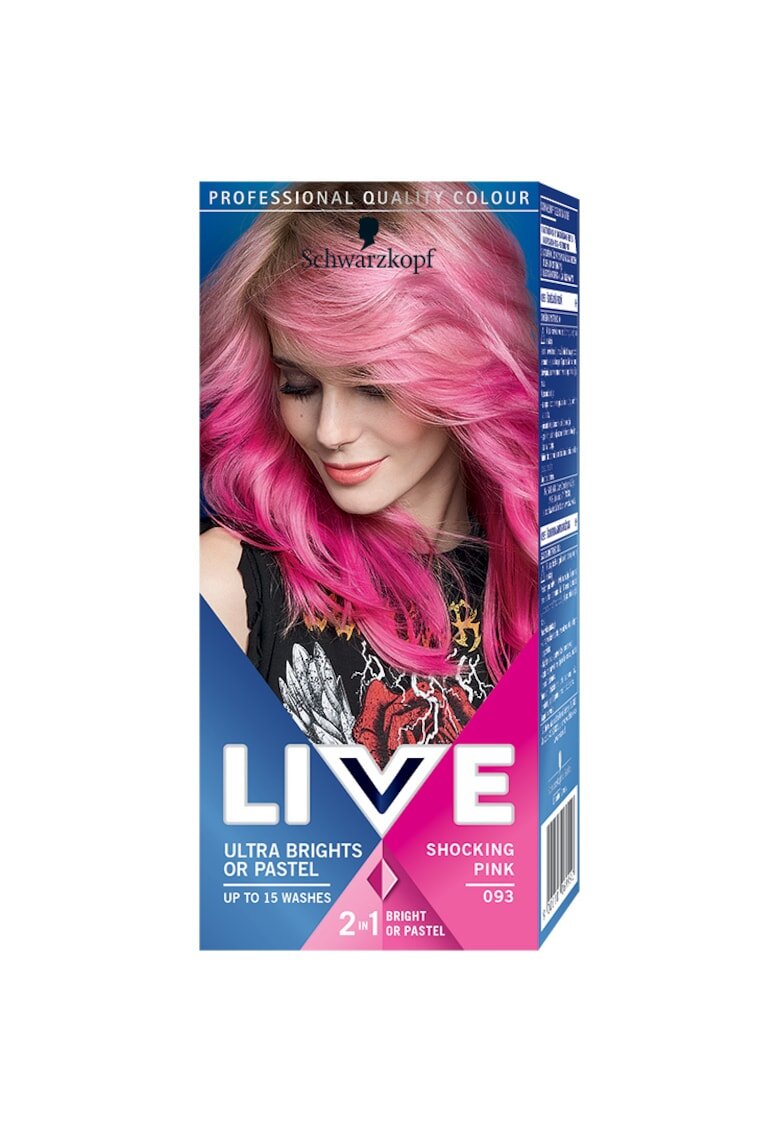Live Vopsea de par semi-permanenta Schwarzkopf Ultra Brights - Shocking Pink