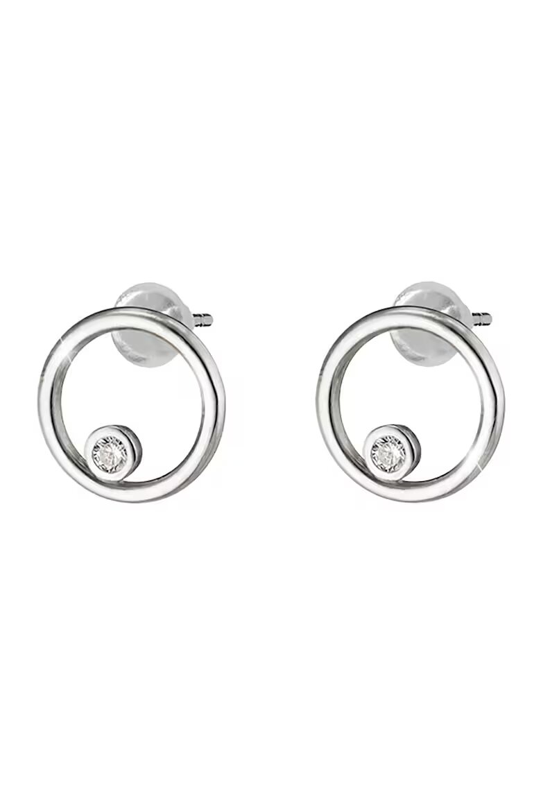 Loisir by Oxette Cercei din argint cu pietre zirconia - Argintiu