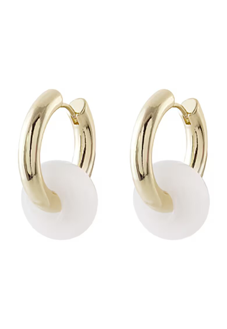 Loisir by Oxette Cercei placati cu aur de 18K cu agat - Auriu