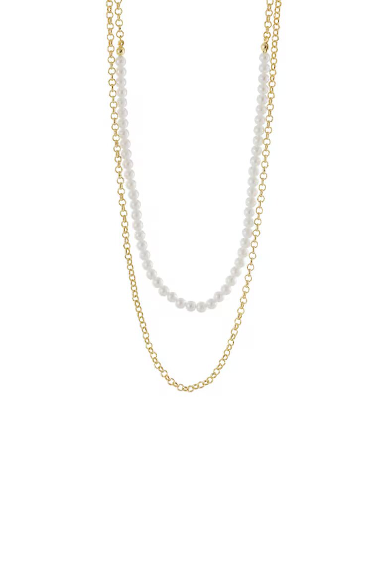 Loisir by Oxette Colier placat cu aur de 18K - Auriu