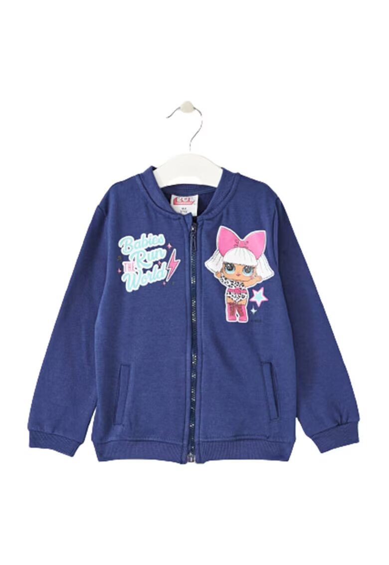 LOL Surprise Bluza cu fermoar - Albastru