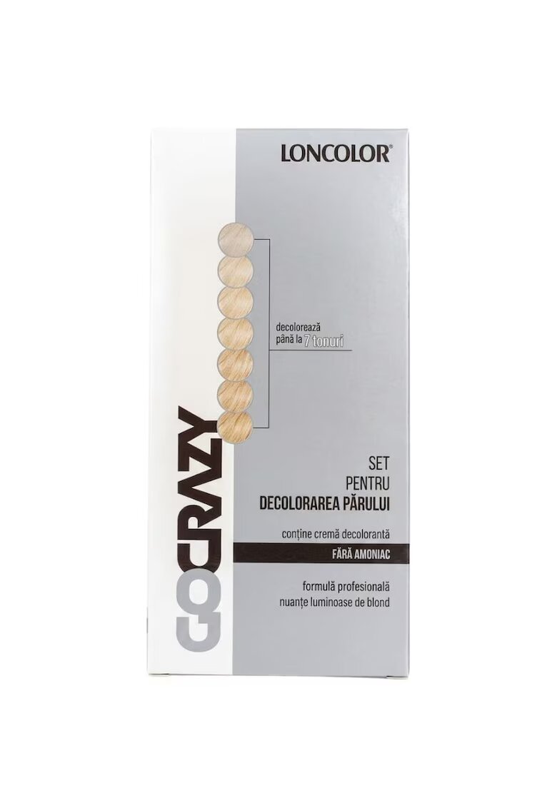 Loncolor Crema de par decoloranta fara amoniac GoCrazy - 120 ml