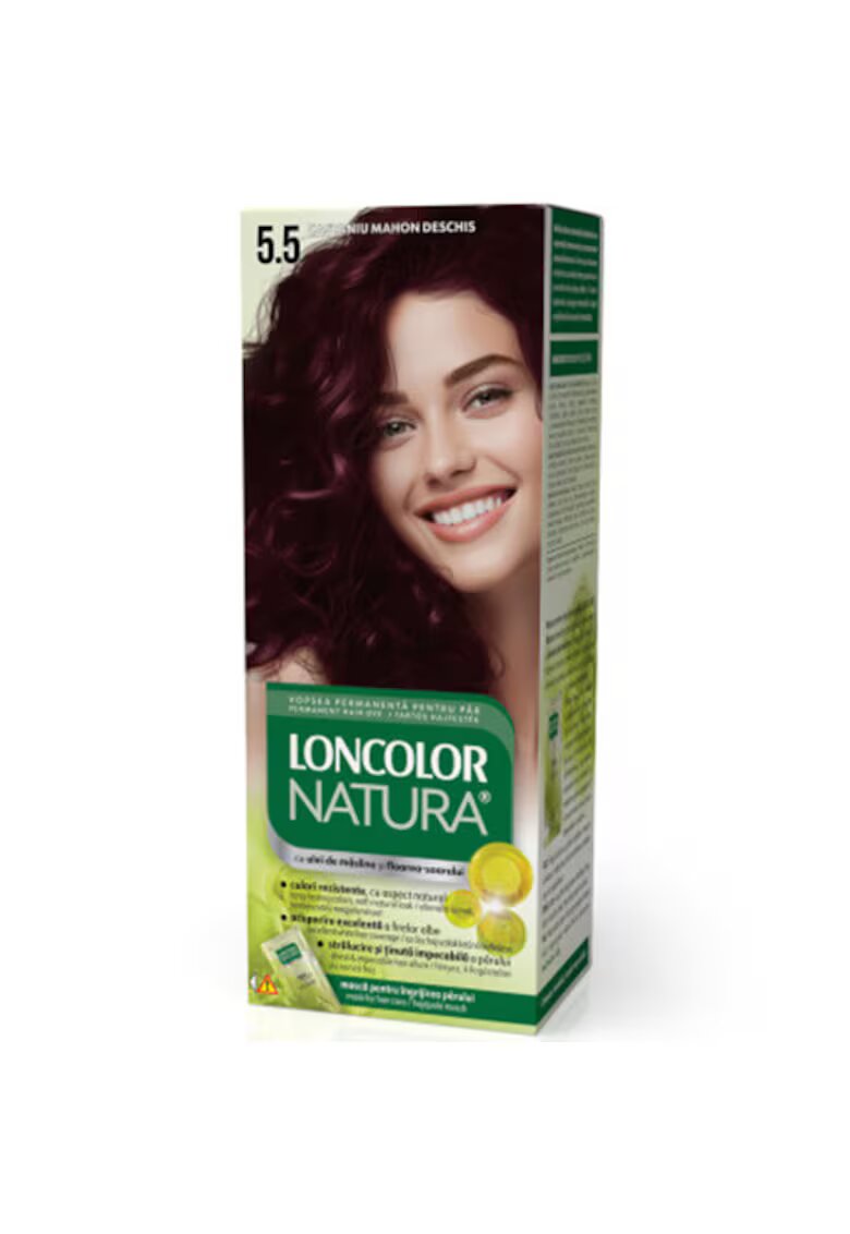 Loncolor Natura Vopsea Permanenta de Par 100 ml - 5.5