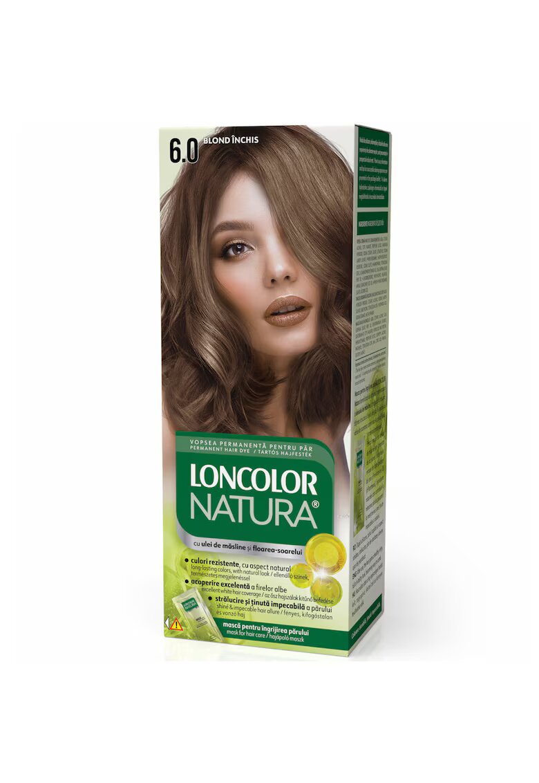 Loncolor Natura Vopsea Permanenta de Par 100 ml - 6.0