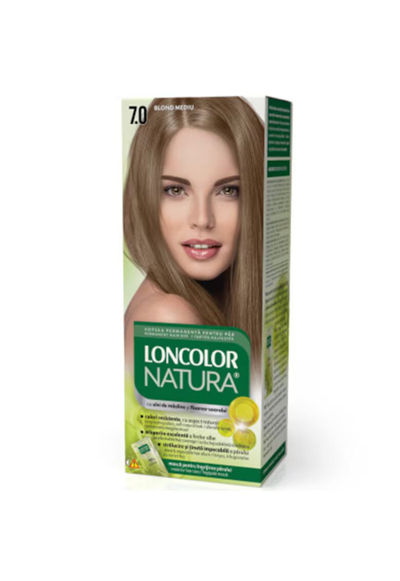 Loncolor Natura Vopsea Permanenta de Par 100 ml - 7.0
