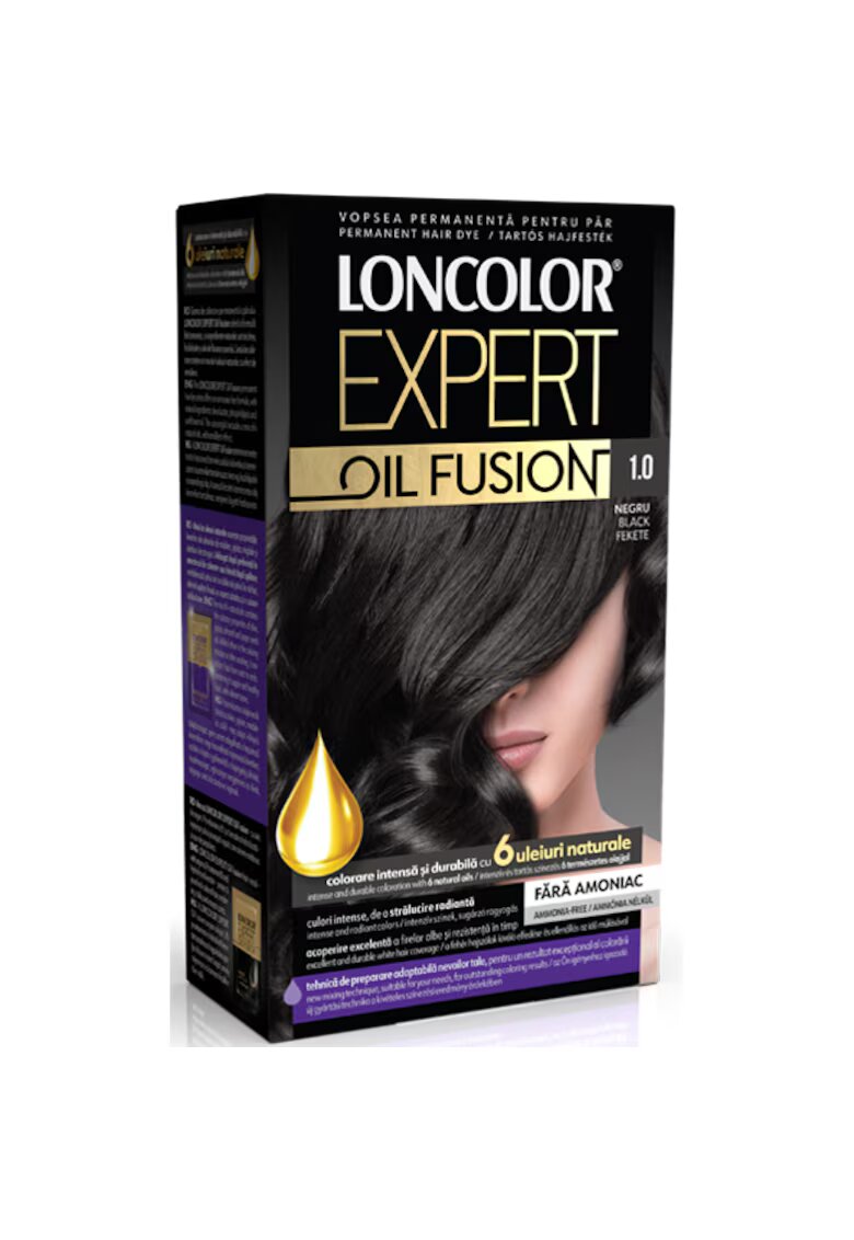 Loncolor Vopsea de par permanenta Expert Oil Fusion - 100 ml - 10