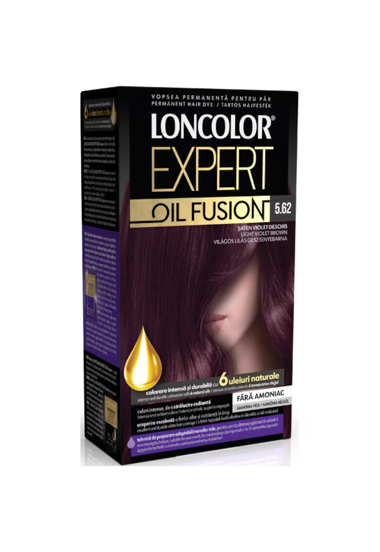 Loncolor Vopsea de par permanenta Expert Oil Fusion - 100 ml - 5.62