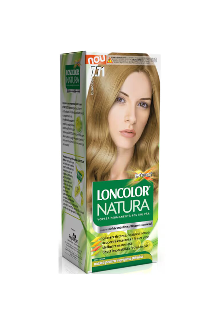 Loncolor Vopsea de par permanenta Natura - 100 ml - 7.71