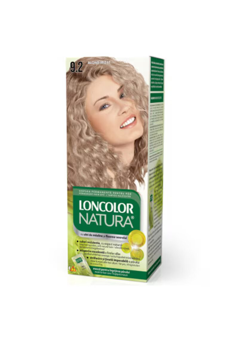 Loncolor Vopsea de par permanenta Natura - 100 ml - 9.2