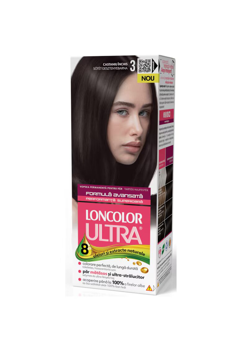 Loncolor Vopsea de par permanenta Ultra - 100 ml - 03