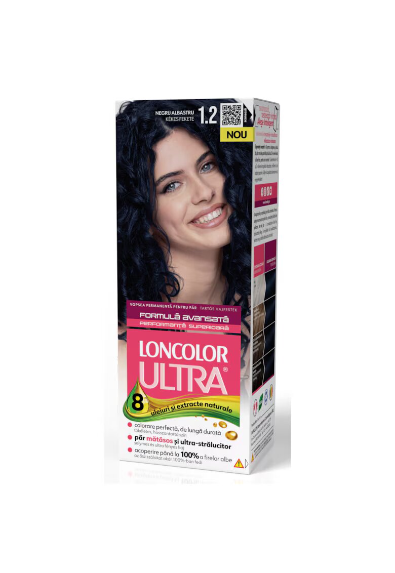 Loncolor Vopsea de par permanenta Ultra - 100 ml - 1.2