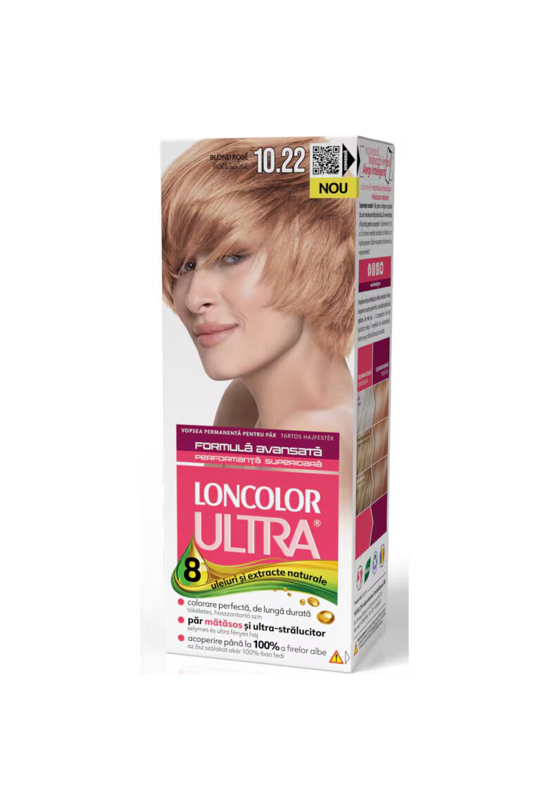 Loncolor Vopsea de par permanenta Ultra - 100 ml - 10.22