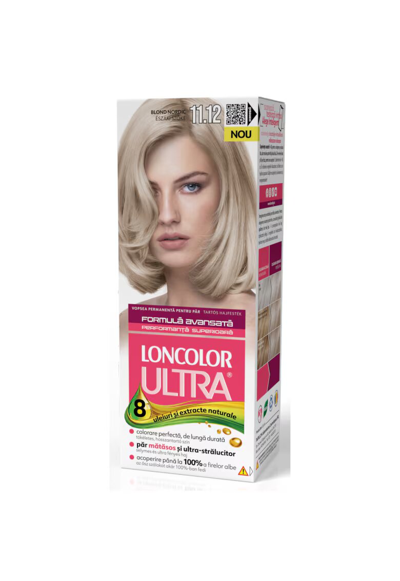 Loncolor Vopsea de par permanenta Ultra - 100 ml - 11.12