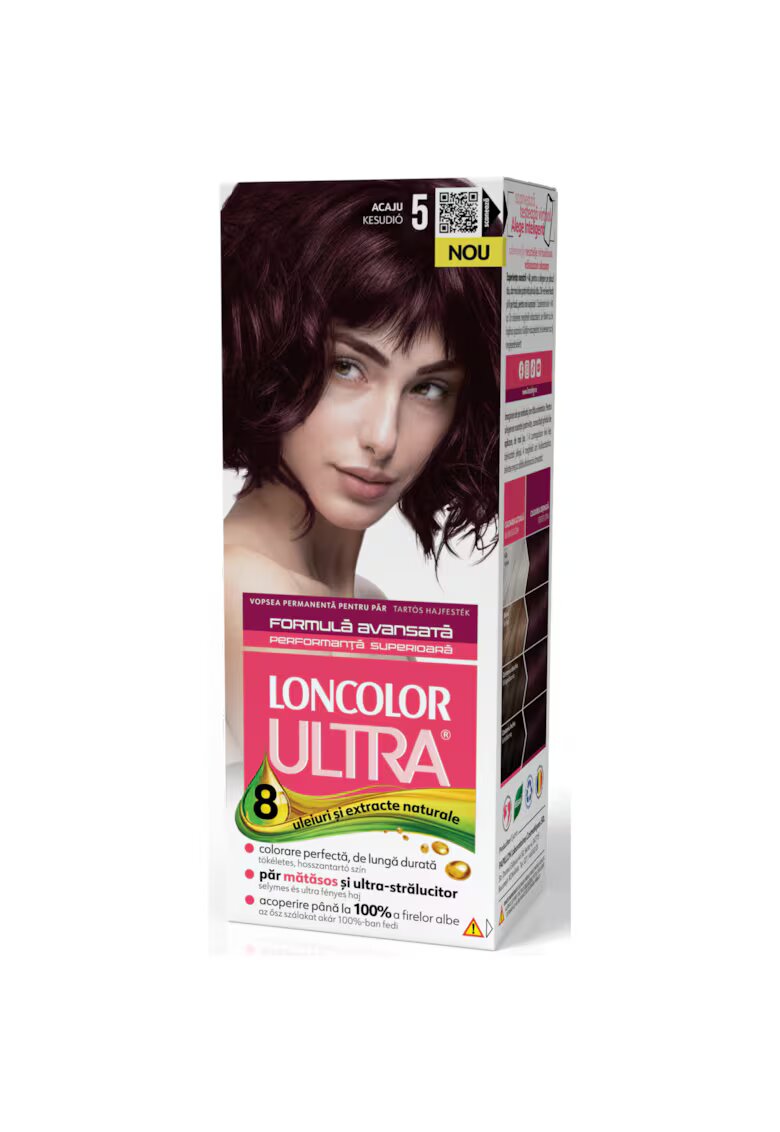 Loncolor Vopsea de par permanenta Ultra - 100 ml - 5