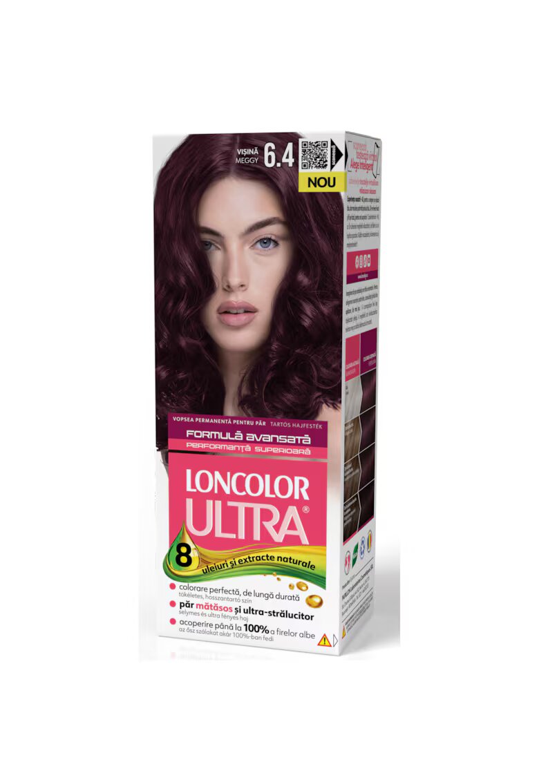 Loncolor Vopsea de par permanenta Ultra - 100 ml - 6.4