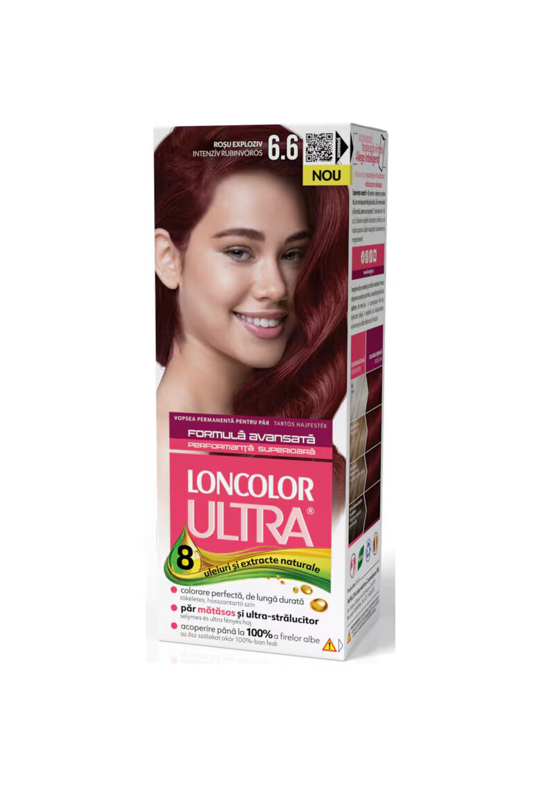 Loncolor Vopsea de par permanenta Ultra - 100 ml - 6.6