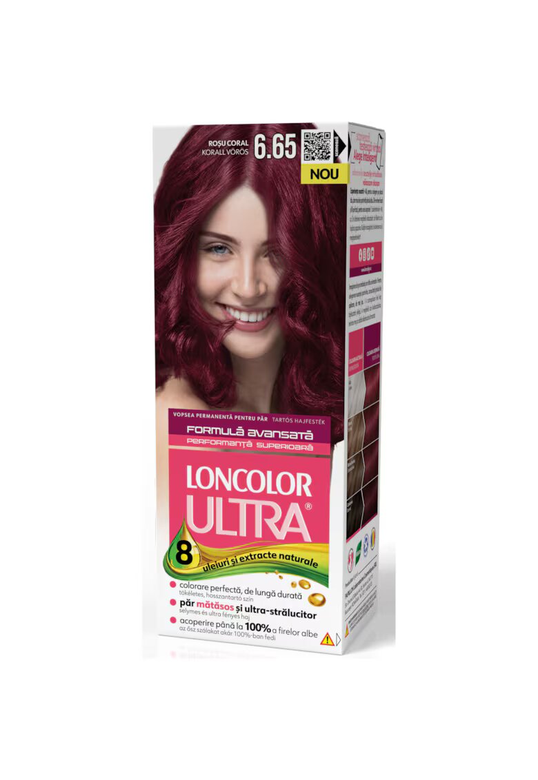 Loncolor Vopsea de par permanenta Ultra - 100 ml - 6.65