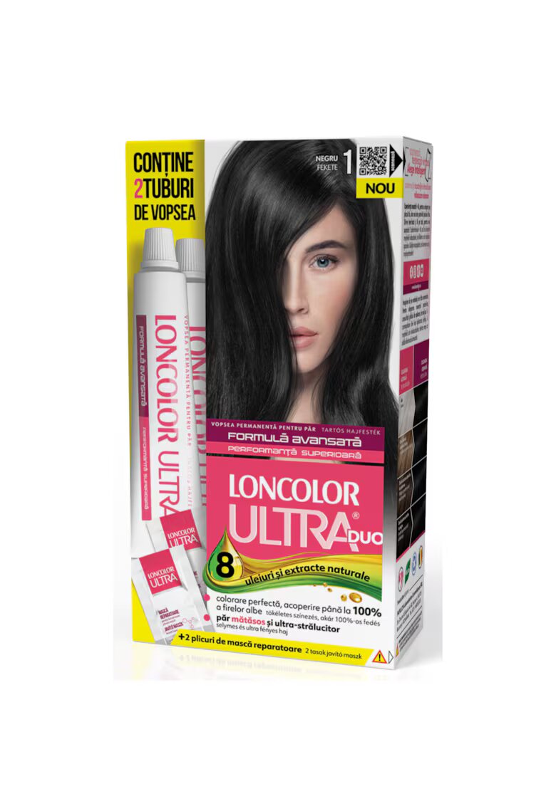 Loncolor Vopsea de par permanenta Ultra Max - 200 ml - 01