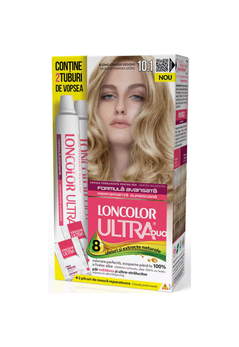 Loncolor Vopsea de par permanenta Ultra Max - 200 ml - 10.1