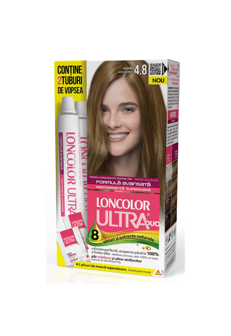 Loncolor Vopsea de par permanenta Ultra Max - 200 ml - 4.8