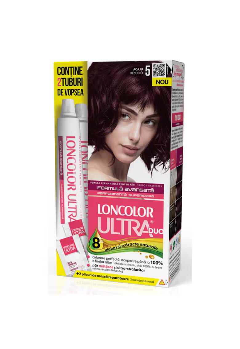 Loncolor Vopsea de par permanenta Ultra Max - 200 ml - 5