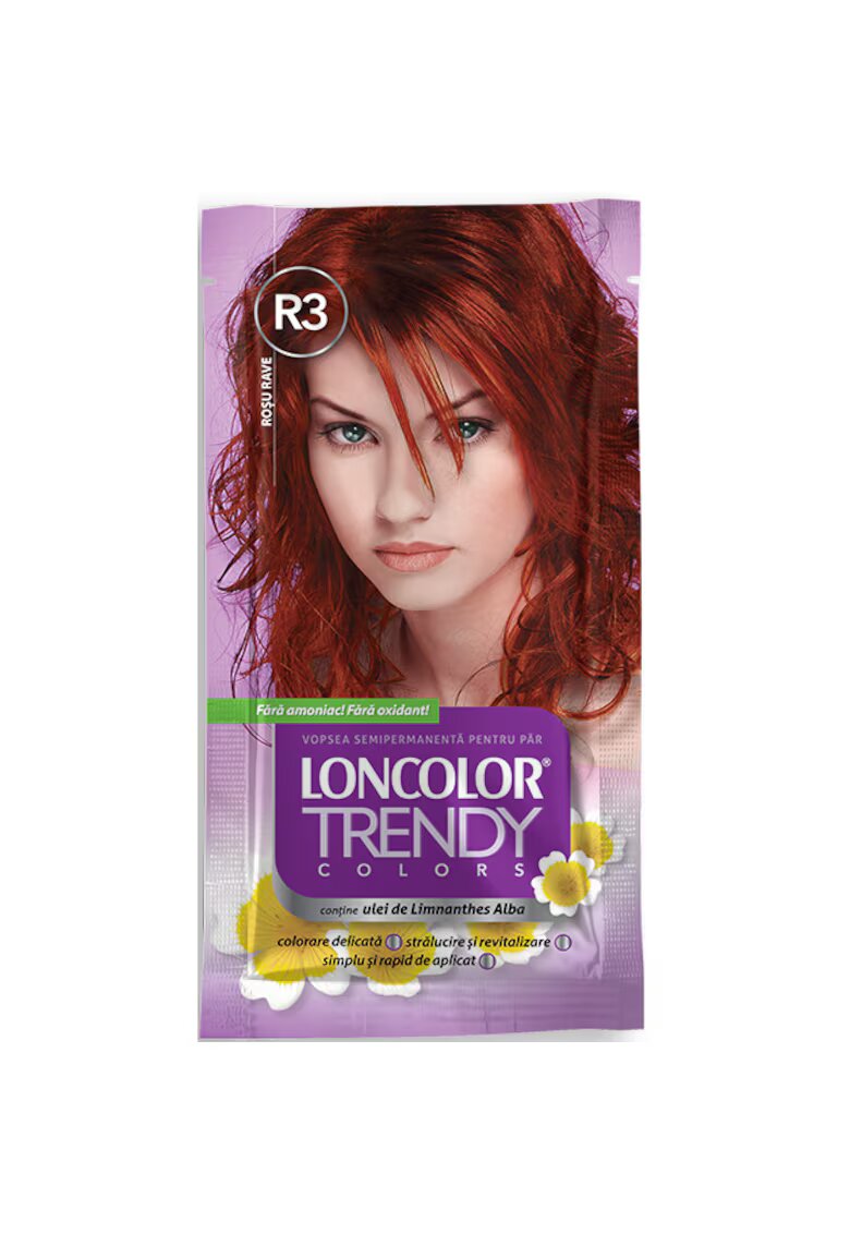 Loncolor Vopsea de par semi-permanenta fara amoniac Trendy Colors - 50 ml - R3