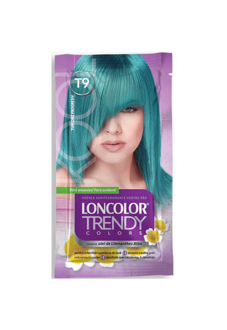 Loncolor Vopsea de par semi-permanenta fara amoniac Trendy Colors - 50 ml - T9