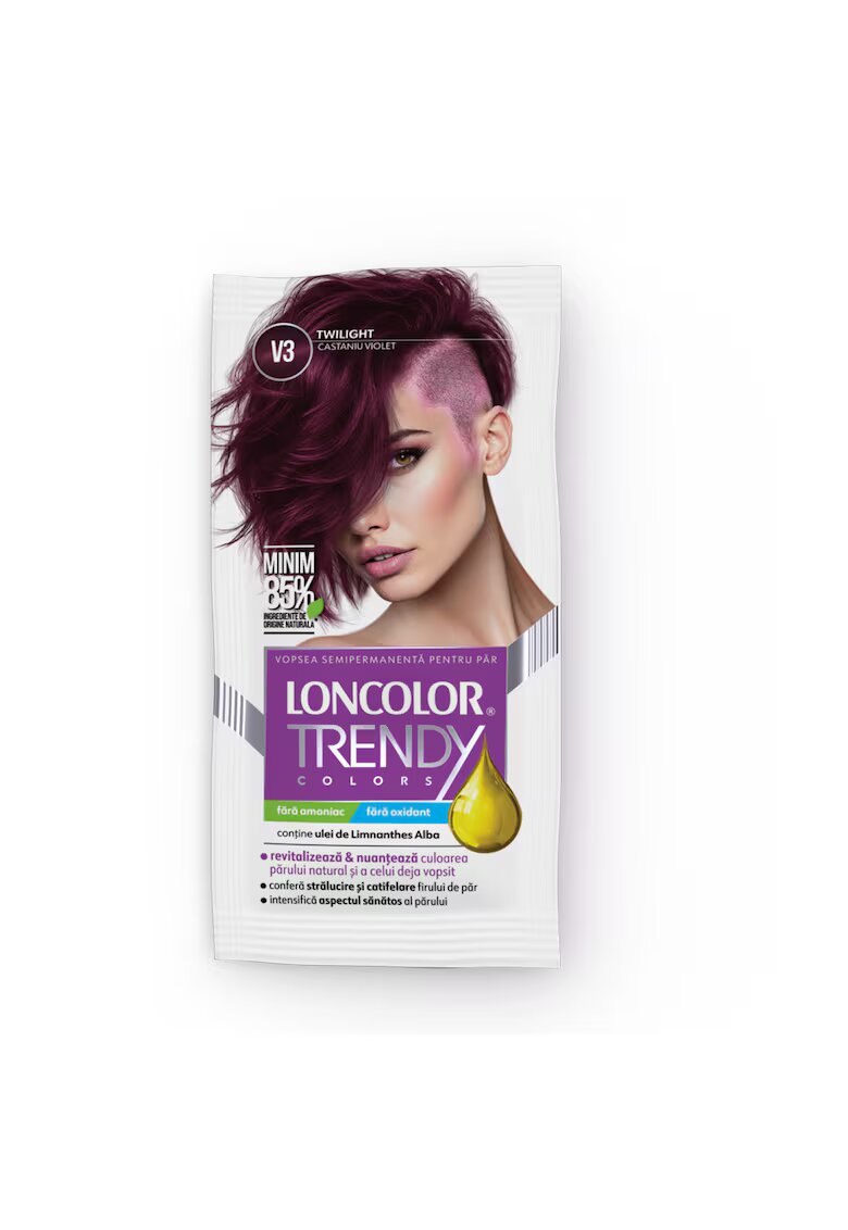 Loncolor Vopsea de par semi-permanenta fara amoniac Trendy Colors - 50 ml - V3