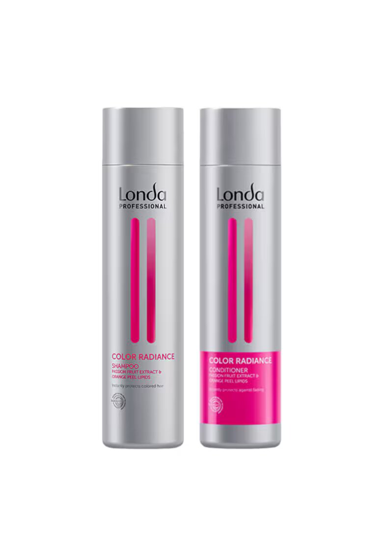 Londa Professional Pachet Sampon si Balsam Color Radiance - 250 ml fiecare - pentru par vopsit - hidratare si stralucire