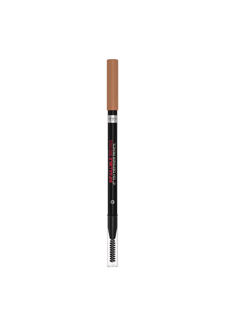 LOreal Paris Creion pentru sprancene cu efect de definire Infaillible 12H Definer Pencil - 5 g - Deep Brown