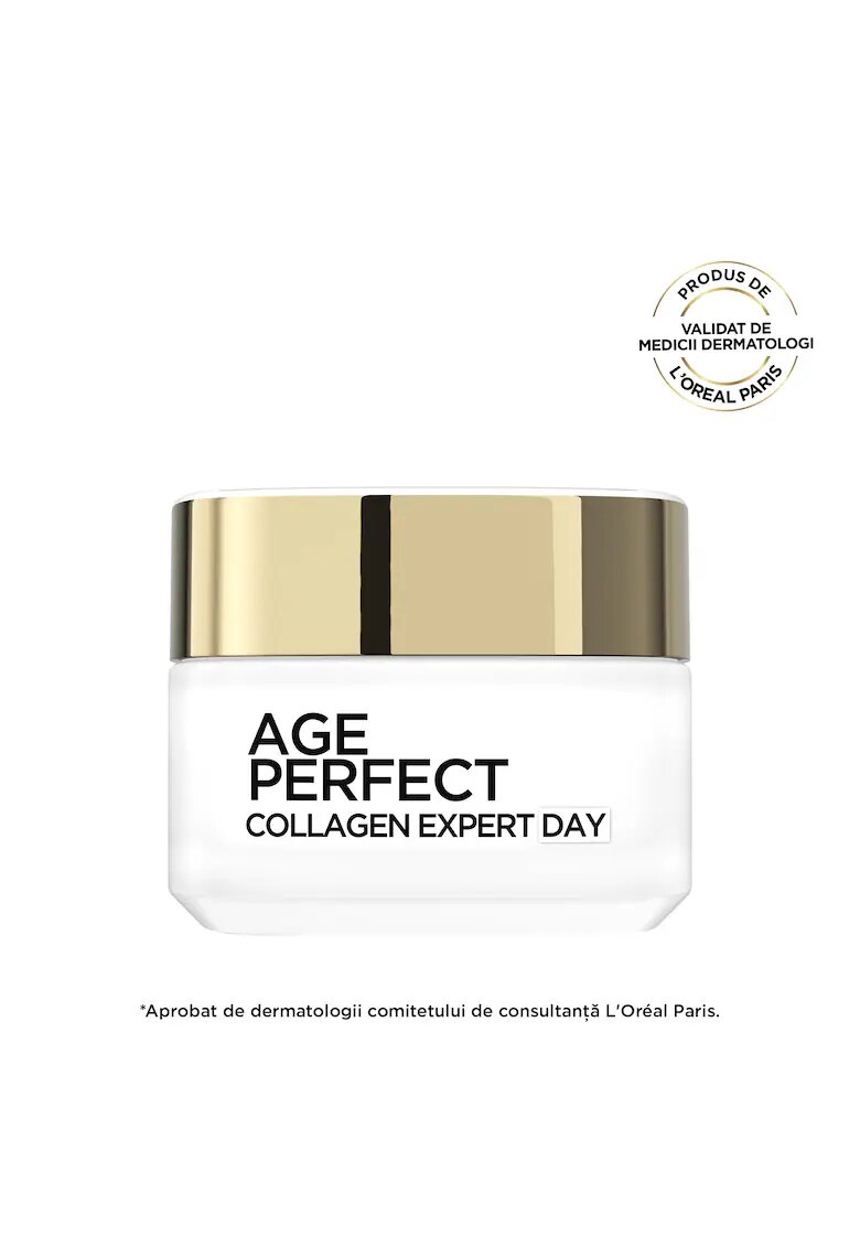 LOreal Paris Crema hidratanta de zi Age Perfect Collagen Expert - contine Micro-Peptide de Colagen - reda fermitatea si reduce petele pigmentare - 50 ml