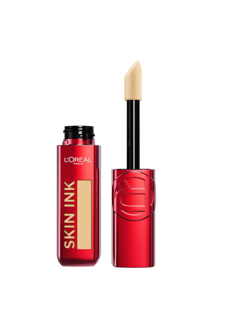 LOreal Paris Fond de ten + corector Infaillible Skin Ink - rezistenta pana la 48 de ore -15 ml - Light Warm 140